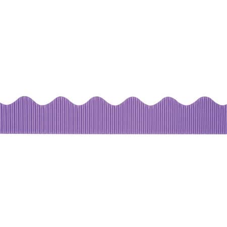 Pacon 2.25 in. x 50 ft. Bordette Decorative Border, Violet - 6 Roll PAC37336-6